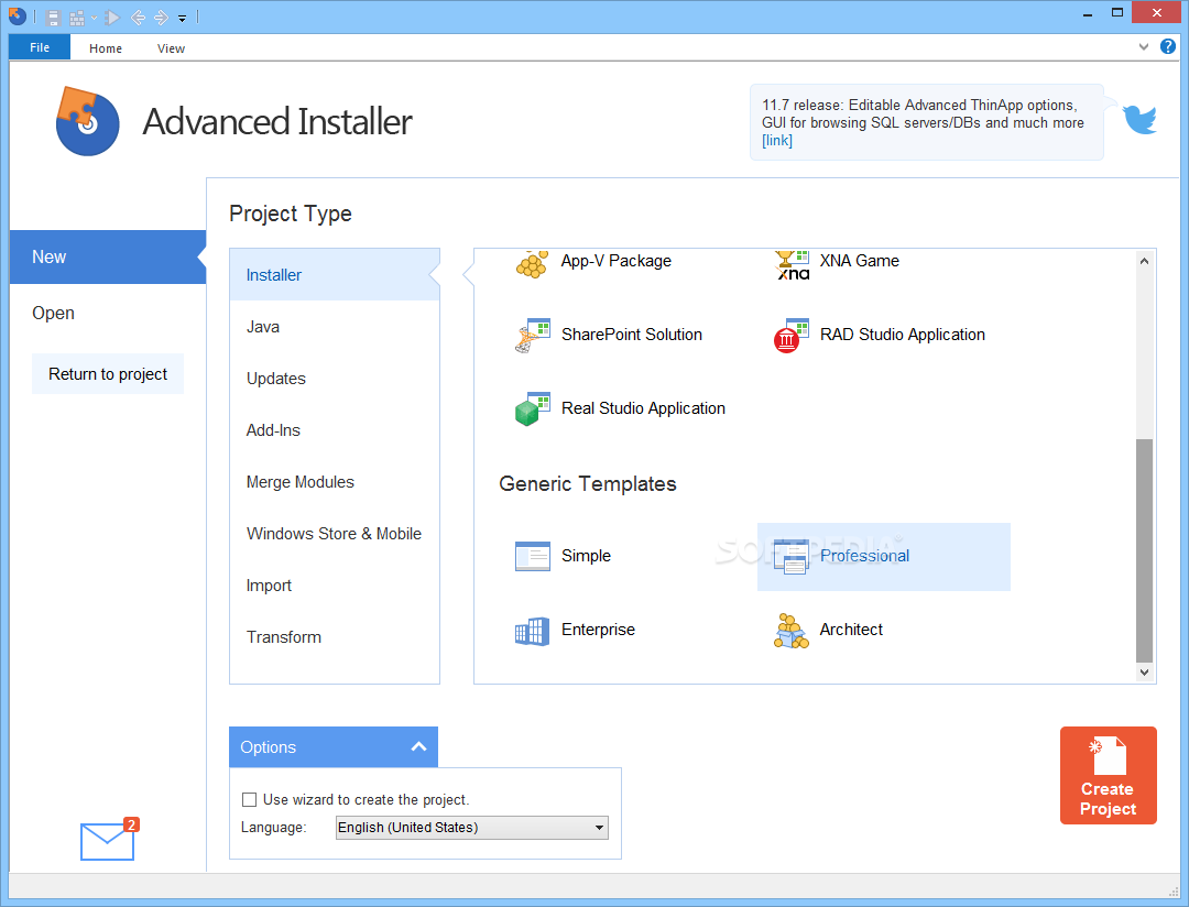 instal the new version for android Advanced Installer 20.9.1