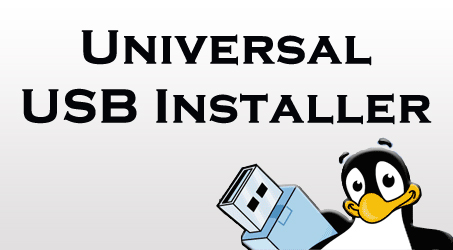 installing universal usb installer