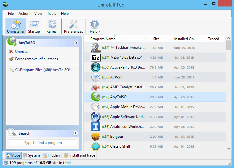 instal Uninstall Tool 3.7.3.5716