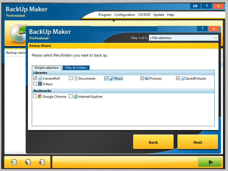 ASCOMP BackUp Maker Professional 8.202 for apple download