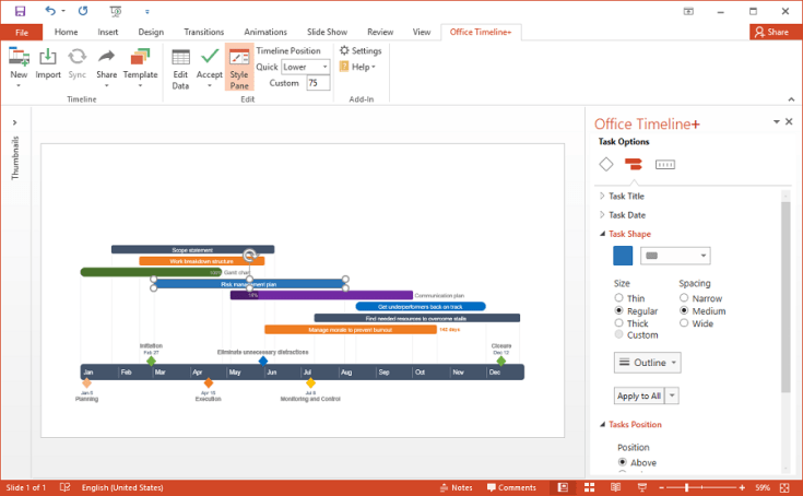 free instals Office Timeline Plus / Pro 7.04.00.00